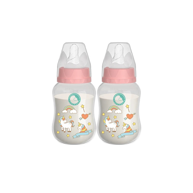 Lot 2 biberons MAMIJOY Mybooni — Anti-chute thermique 150 ml et 240 ml sans BPA