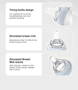 Biberon verre MAMIJOY nouveau-né anti-flatulences BPA Free