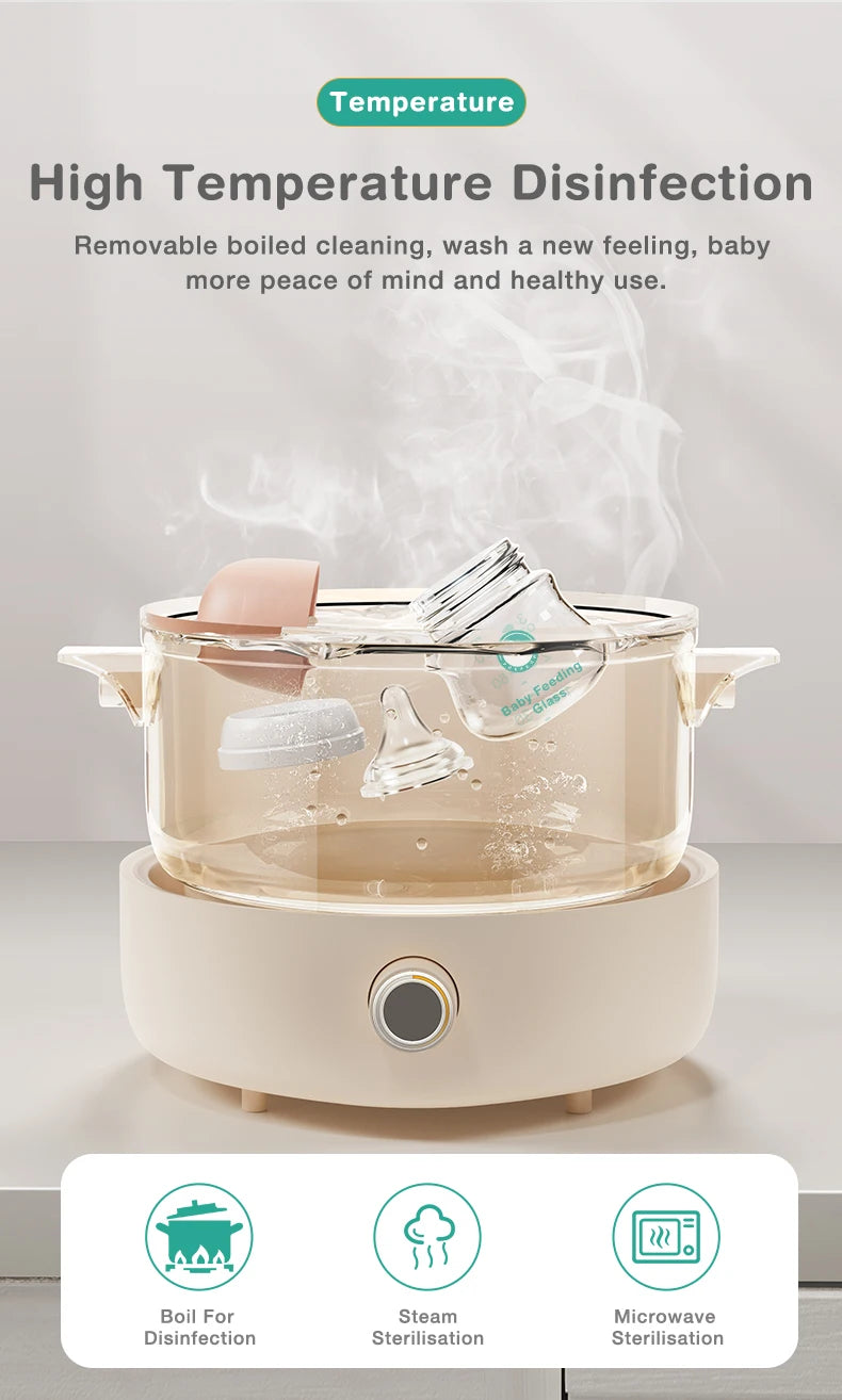 Biberon verre MAMIJOY nouveau-né anti-flatulences BPA Free
