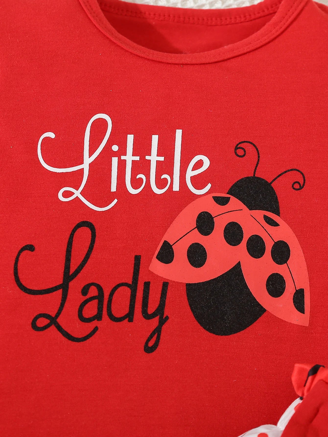 Ensemble 2 pièces bébé fille Bouni — T-shirt coccinelle et short