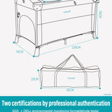 Lit bébé multifonction 0-6 ans - berceuse table à langer berceau pliant installation libre