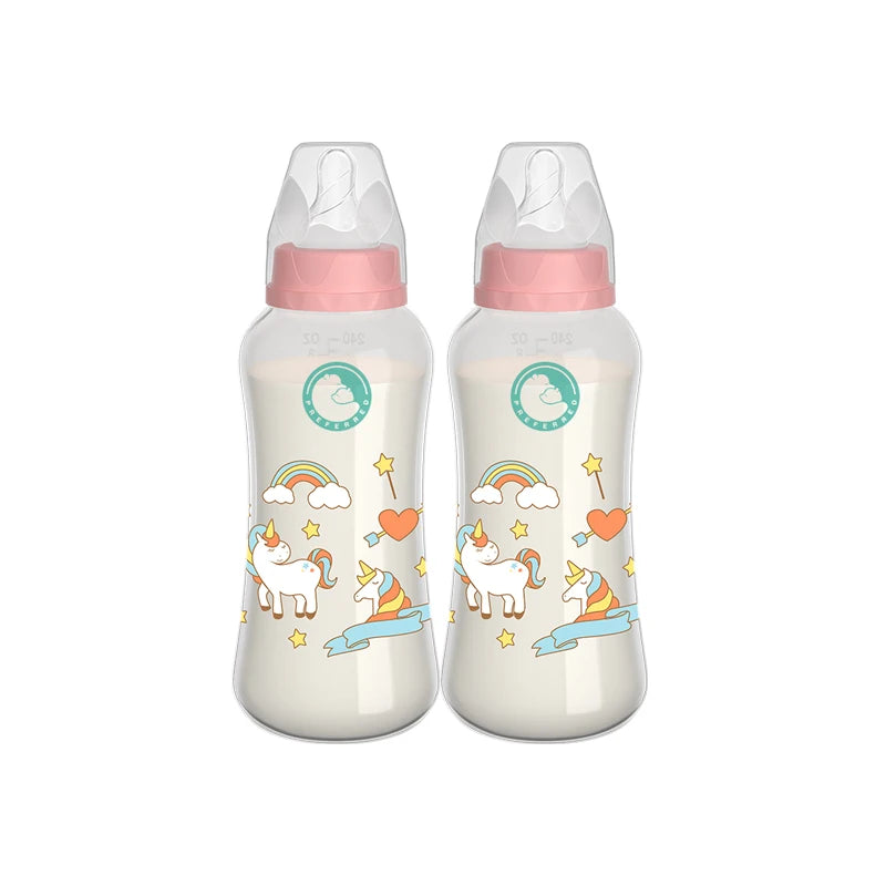 Lot 2 biberons MAMIJOY PP anti-chute résistant chaleur sans BPA