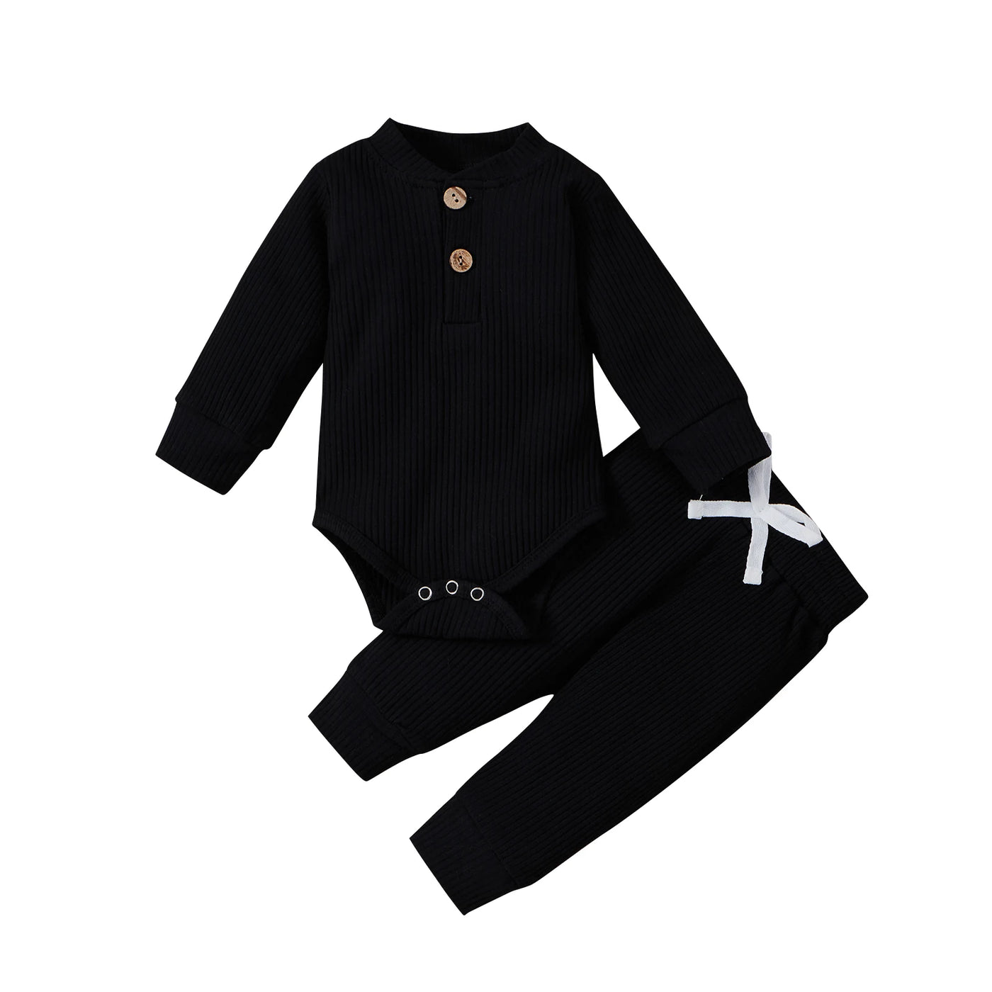 Ensemble 2 pièces bébé Mybooni — Body et pantalon élastique nouveau-né