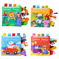 Livre tissu animaux queue bébé Mybooni — Jouet cognitif 0-12M