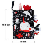 Livre tissu animaux queue bébé Mybooni — Jouet cognitif 0-12M