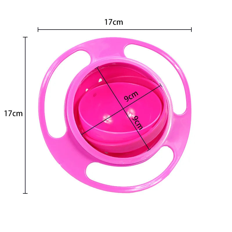 Bol gyroscopique bébé Mybooni — Bol rotatif 360° anti-déversement enfant