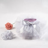 Ensemble tutu tulle bébé fille avec bandeau - culotte Rainbow 2 pièces