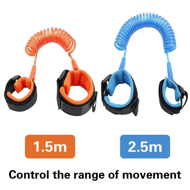 Laisse anti-perte enfant bracelet poignet - harnais sécurité toddler corde traction anti-fugue