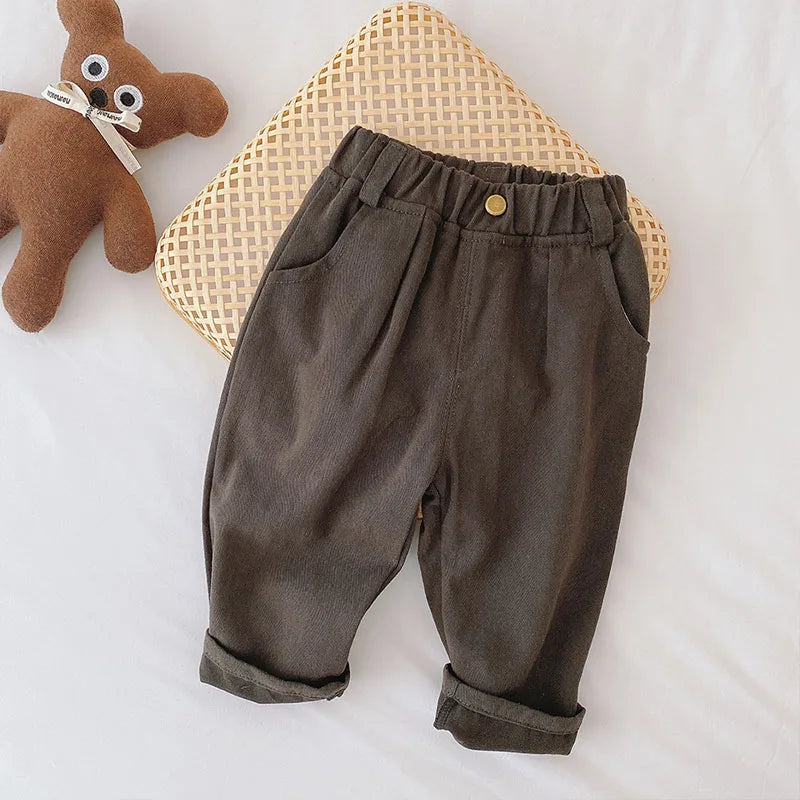 Pantalon droit enfant MILANCEL - jean mode garçon 1-6 ans printemps automne
