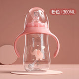 Biberon tasse bébé large calibre bille anti-gravité - double usage lait eau sans BPA