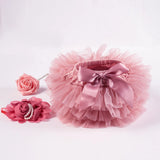 Ensemble tutu tulle bébé fille avec bandeau - culotte Rainbow 2 pièces