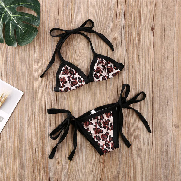 Maillot de bain 2 pièces bébé fille Bouni — imprimé léopard 0-24 mois