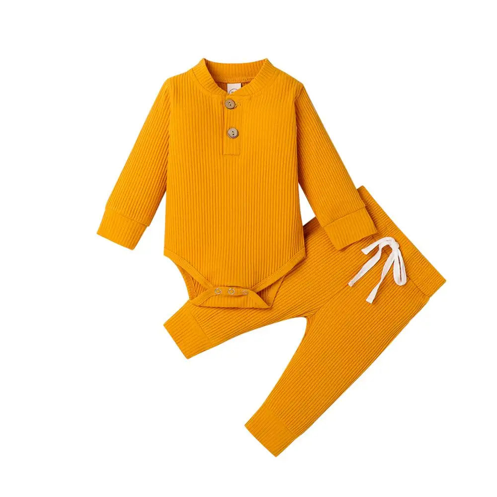 Ensemble 2 pièces bébé Mybooni — Body et pantalon élastique nouveau-né