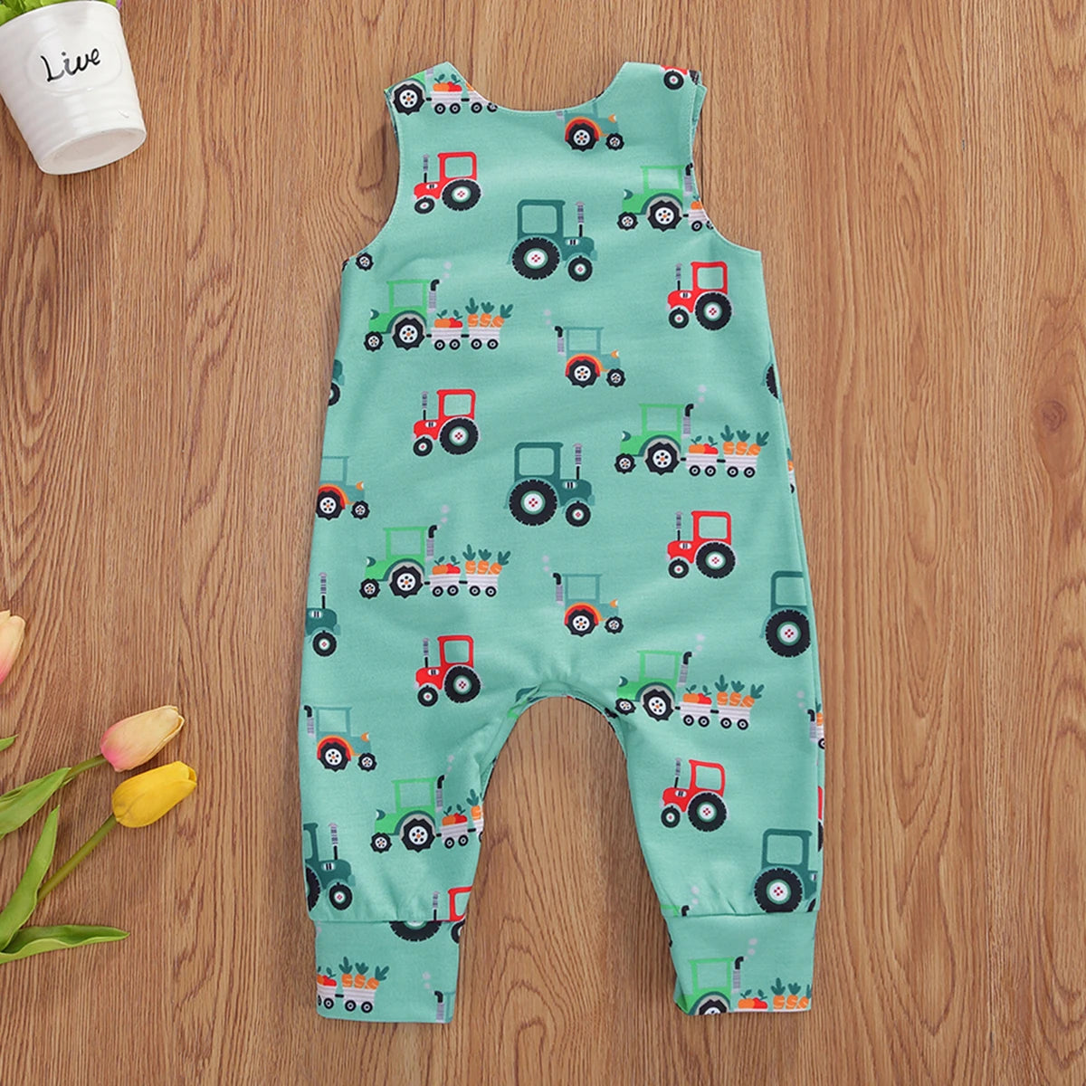 Body bébé sans manches coton été - combinaison boutons nouveau-né Citgeett