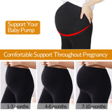 Legging maternité taille haute soutien ventre gainant grossesse