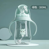 Biberon tasse bébé large calibre bille anti-gravité - double usage lait eau sans BPA