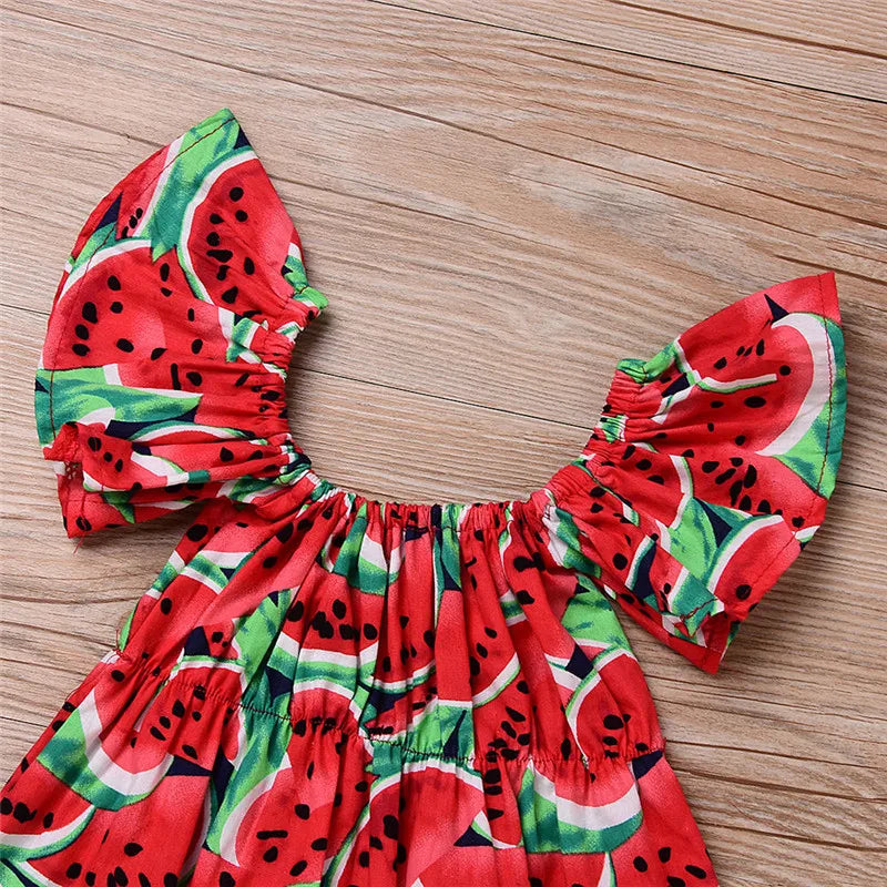 Body bébé fille Mybooni | Imprimé pastèque + Bandeau 0-36M