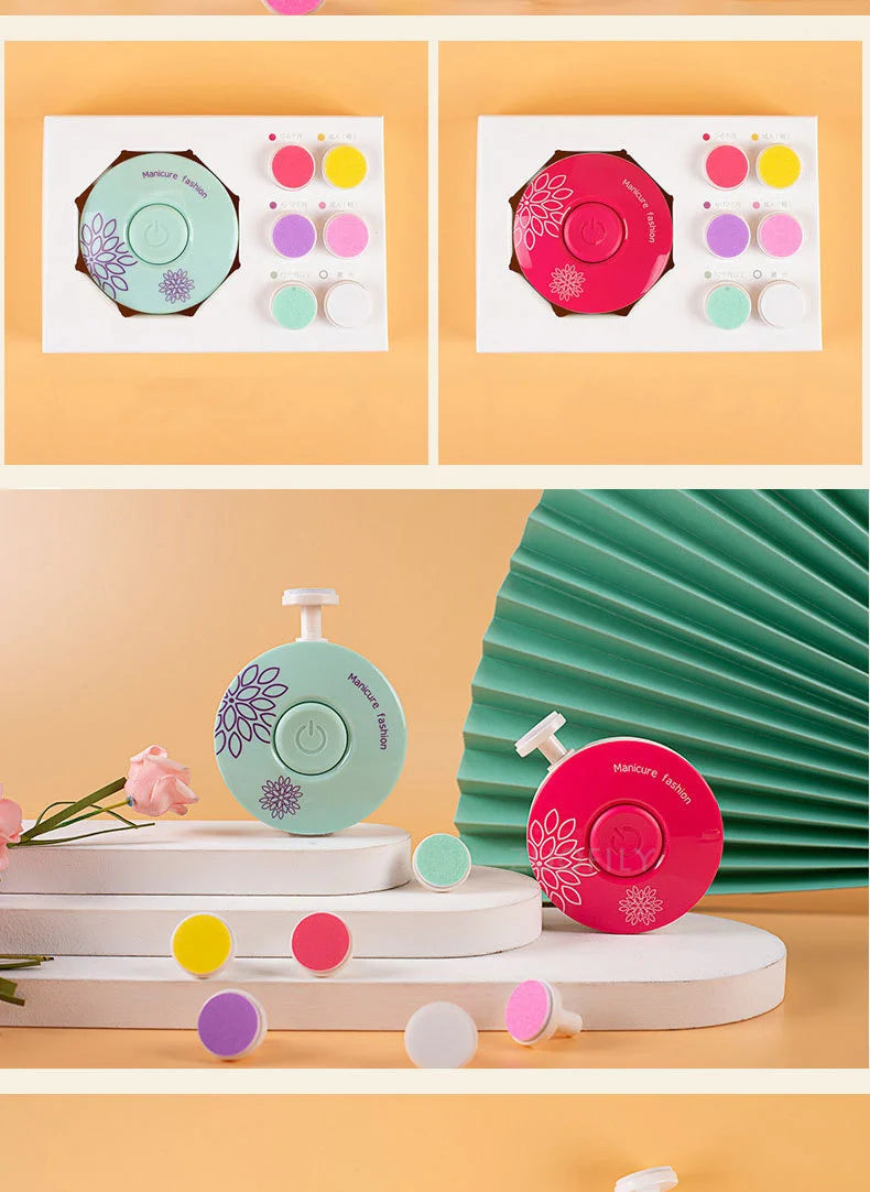Lime à ongles électrique bébé cartoon - kit manucure pédicure nouveau-né outil soin enfant adulte