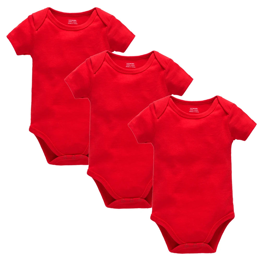 Pack 3 ou 5 bodies manches courtes Mybooni — Coton blanc 0-24 mois