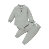 Ensemble 2 pièces bébé Mybooni — Body et pantalon élastique nouveau-né