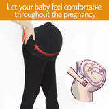 Legging maternité taille haute soutien ventre gainant grossesse