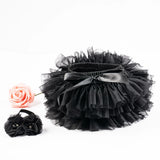 Ensemble tutu tulle bébé fille avec bandeau - culotte Rainbow 2 pièces