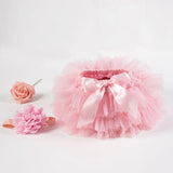 Tutu bloomer bébé fille Mybooni — Jupe arc-en-ciel avec bandeau 2 pièces