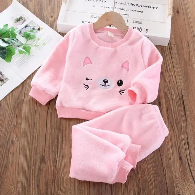 Ensemble sweat capuche bébé Mybooni — Haut et pantalon automne hiver