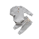 Ensemble 2 pièces bébé Mybooni — Body et pantalon élastique nouveau-né