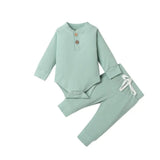 Ensemble 2 pièces bébé Mybooni — Body et pantalon élastique nouveau-né