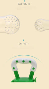 Grigri alimentaire silicone bébé - filet suceur fruits frais tétine sécurisée alimentation nourrisson