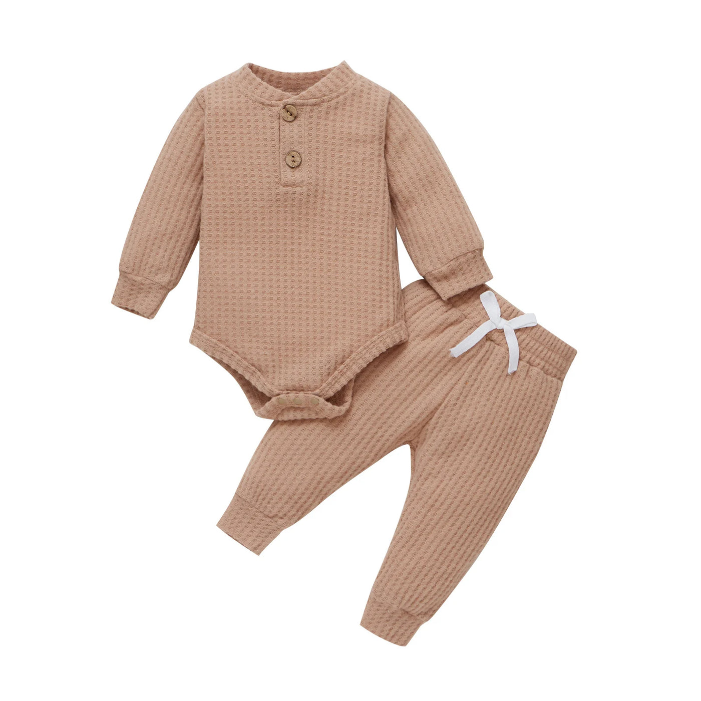 Ensemble 2 pièces bébé Mybooni — Body et pantalon élastique nouveau-né
