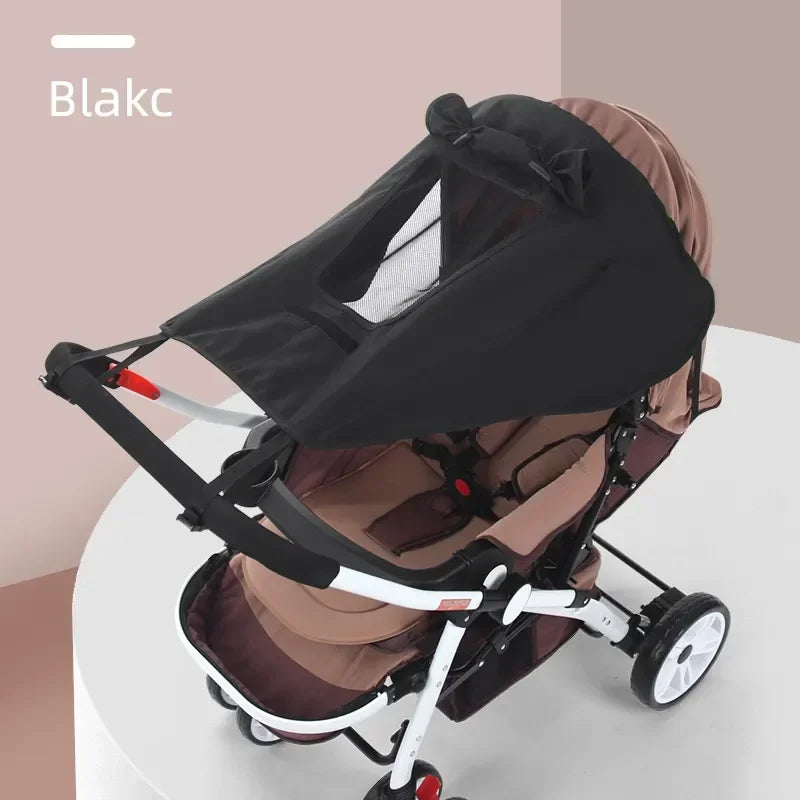 Pare-soleil poussette universel protection UV - voile carrosserie landau siège auto visière soleil