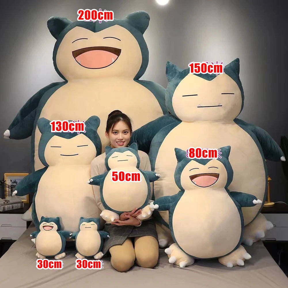 30/200cm Huge Pokemon Snorlax Anime Plush Toys — vue complémentaire 9