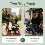Poussette 3-en-1 pliable Bouni — Norme EU nouveau-né
