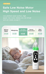 Aspirateur nasal électrique bébé MAMIJOY - 6 modes aspiration silicone grade alimentaire musique