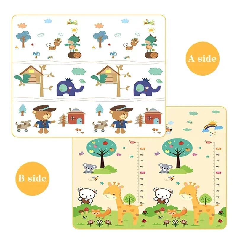 Tapis de jeu bébé EPE non toxique Mybooni — 5 tailles tapis d'activité sécurisé