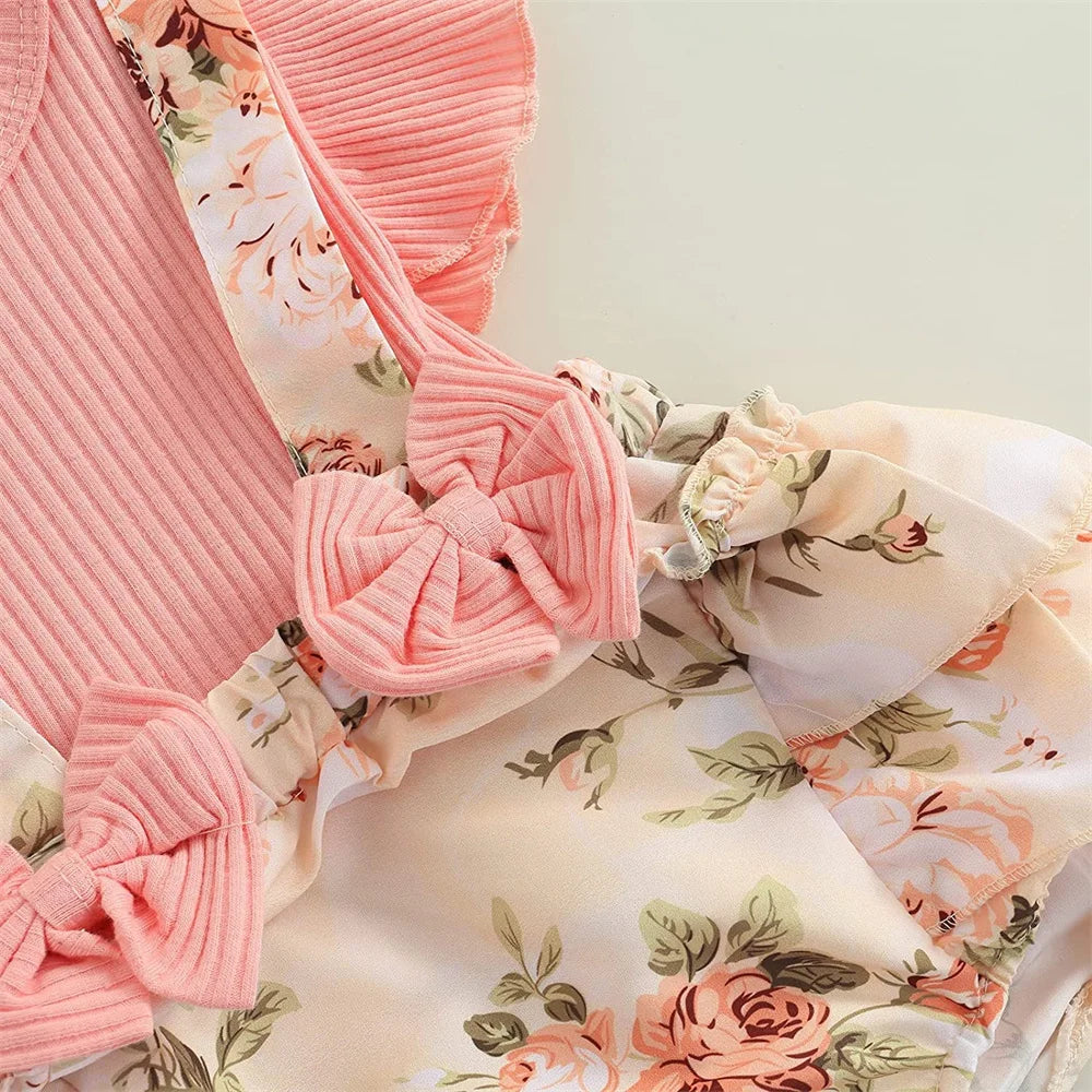 Robe bébé fille manches volantées Mybooni — Imprimé papillons 0-18M