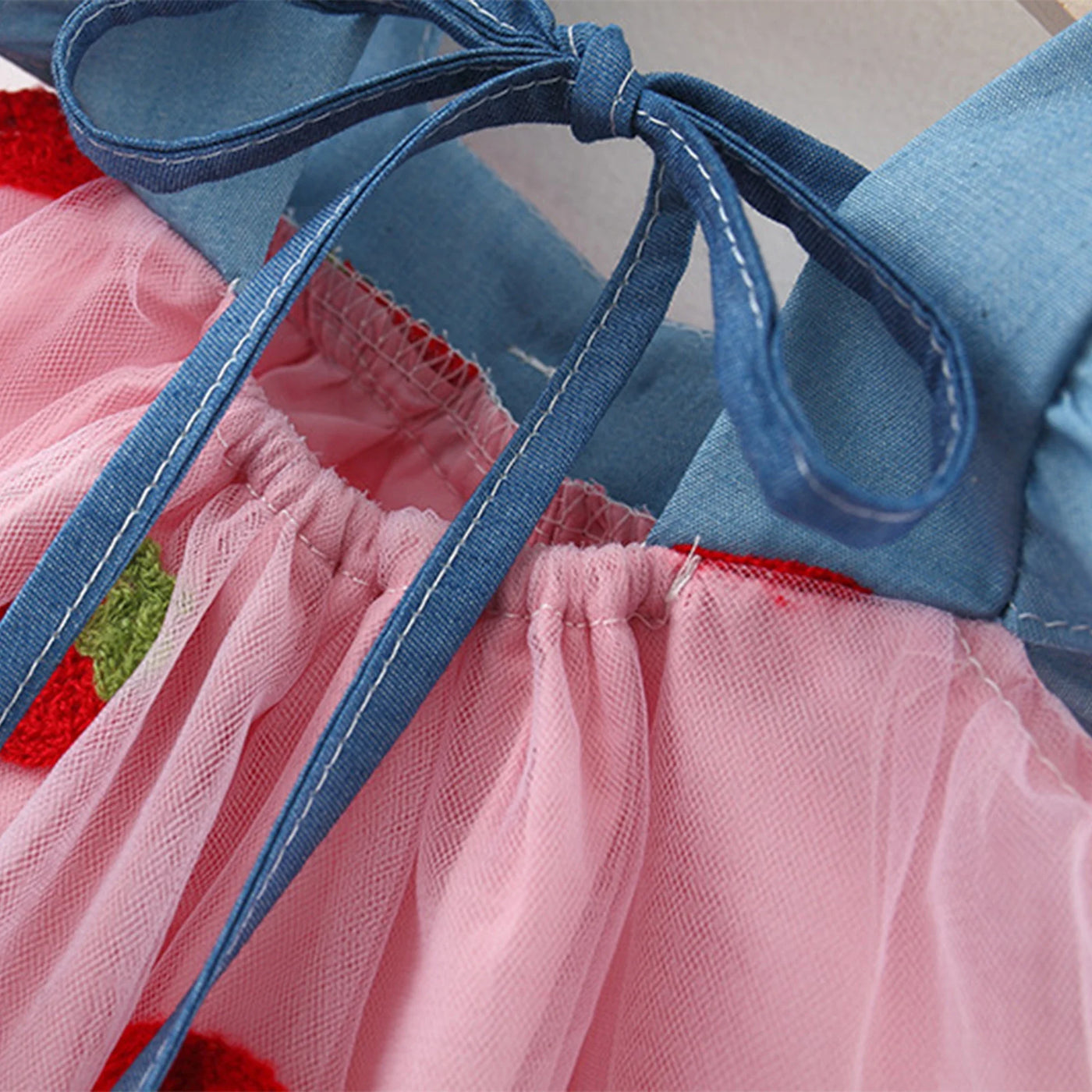 Robe bébé fille été cerises Mybooni — Filet de plage mignonne