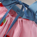 Robe bébé fille été cerises Mybooni — Filet de plage mignonne