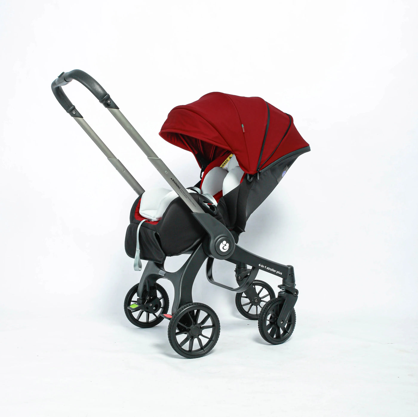 Poussette 4-en-1 multifonctionnelle pliable avec siège auto bébé EU Stock