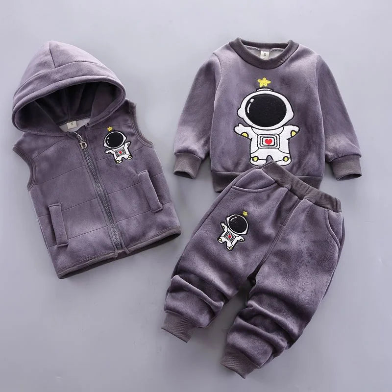 Ensemble sweat capuche bébé Mybooni — Haut et pantalon automne hiver