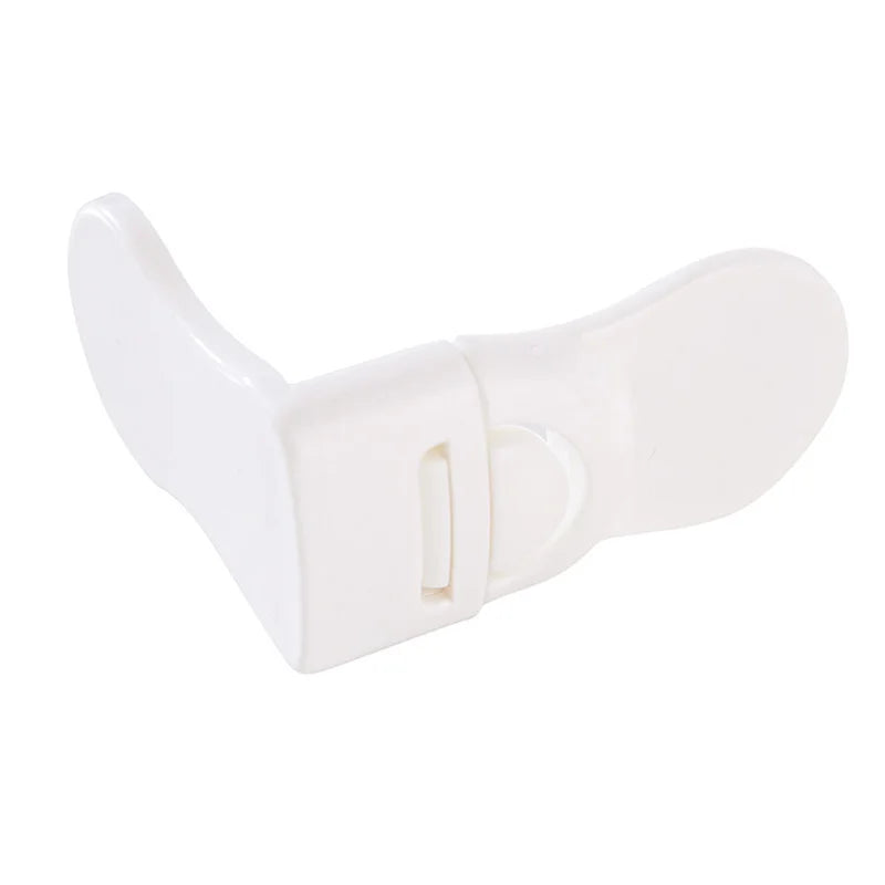 Verrou tiroir bébé sécurité anti-coincement - serrure placard plastique blanc protection enfant
