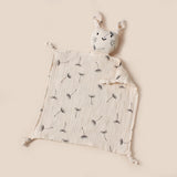 Doudou chat en mousseline coton pour nouveau-né
