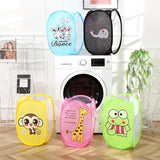 Cartoon Printed Foldable Laundry Basket Nylon M avec accessoires inclus | Bouni