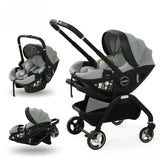 Poussette 4-en-1 Bouni coloris Gris — vue en situation