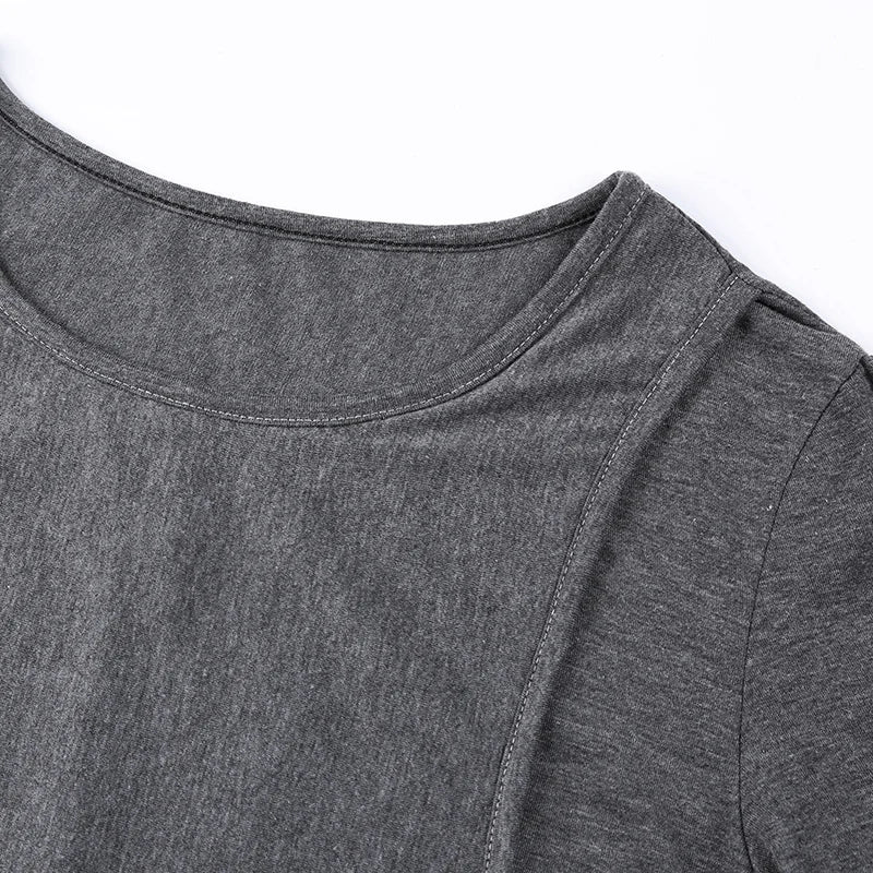 Top allaitement maternité Mybooni — T-shirt manches courtes doux femme enceinte