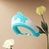 Casquette de bain bébé réglable Mybooni — Protection shampoo yeux et oreilles motif dinosaure