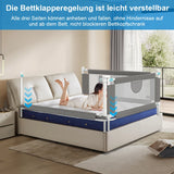 Barrière lit bébé 150/180/200cm - rambarde protection enfant sécurité rail anti-chute lit