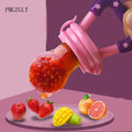 Grigri alimentaire silicone bébé - filet suceur fruits frais tétine sécurisée alimentation nourrisson